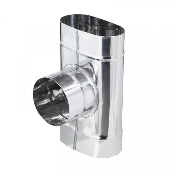 Труба овальная нержавеющая для дымохода