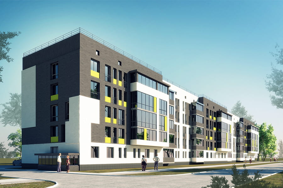 Жилых зданий